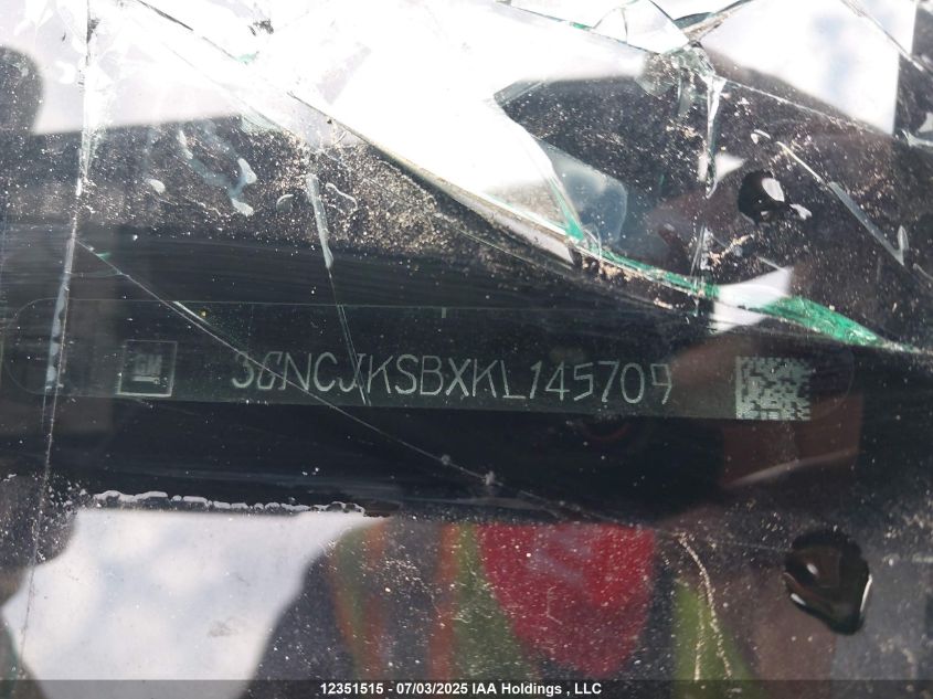 2019 Chevrolet Trax Ls VIN: 3GNCJKSBXKL145709 Lot: 12351515