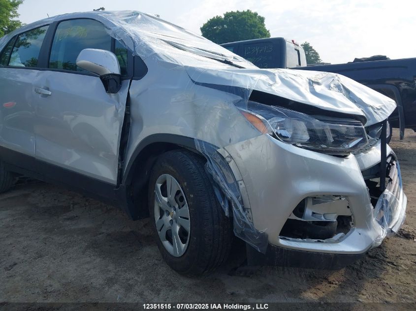 2019 Chevrolet Trax Ls VIN: 3GNCJKSBXKL145709 Lot: 12351515