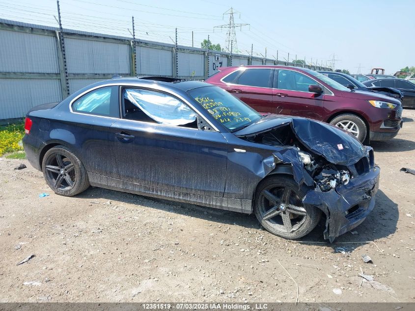 2008 BMW 128 I VIN: WBAUP73518VF09512 Lot: 12351519