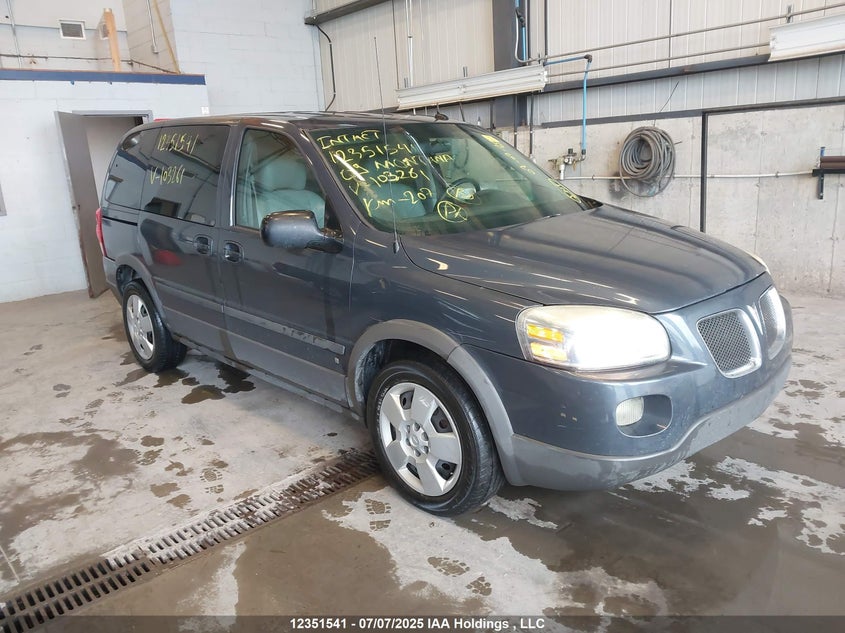 1GMDU031X9D103261 2009 Pontiac Montana Sv6 Sv6 auction photo 1