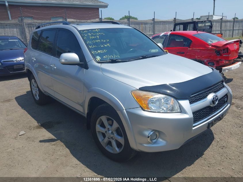 2011 Toyota Rav4 Limited V6 VIN: 2T3DK4DV7BW049767 Lot: 12351695