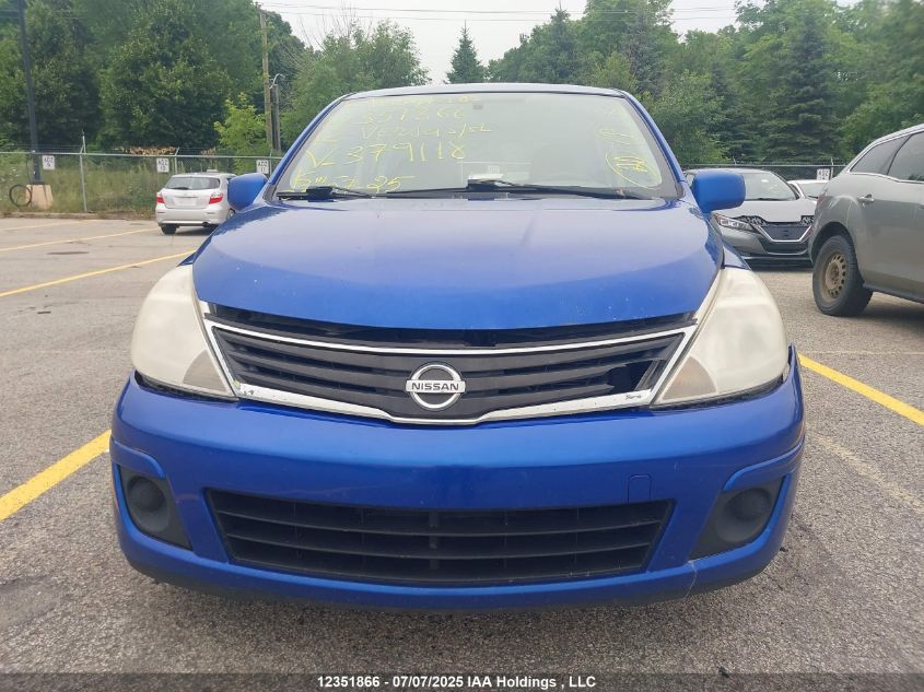 2012 Nissan Versa S/Sl VIN: 3N1BC1CP7CL379118 Lot: 12351866