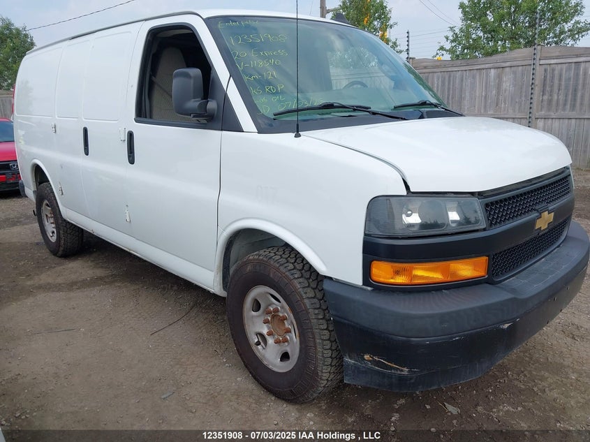 1GCWGAFP8L1118540 2020 Chevrolet Express G2500 auction photo 1