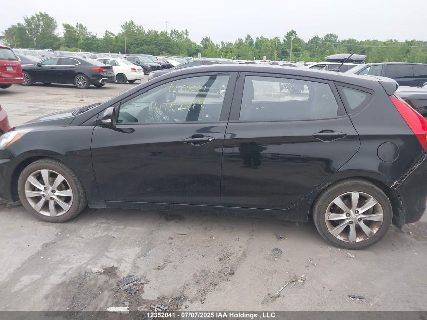 2014 Hyundai Accent Gls VIN: KMHCU5AE5EU184758 Lot: 12352041