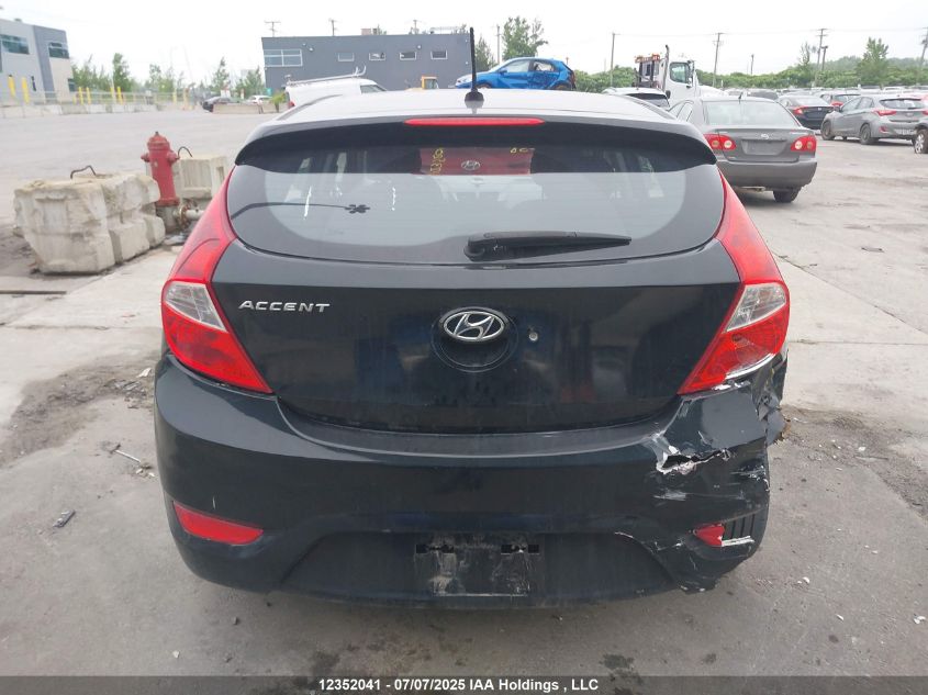 2014 Hyundai Accent Gls VIN: KMHCU5AE5EU184758 Lot: 12352041