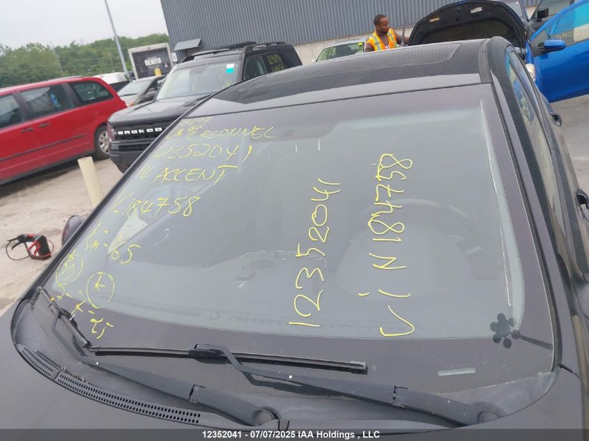 2014 Hyundai Accent Gls VIN: KMHCU5AE5EU184758 Lot: 12352041