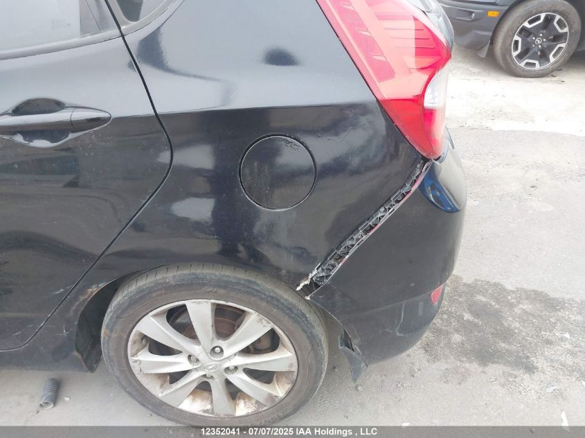 2014 Hyundai Accent Gls VIN: KMHCU5AE5EU184758 Lot: 12352041