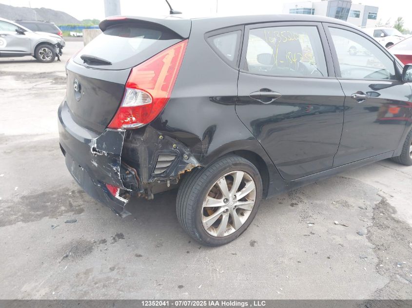 2014 Hyundai Accent Gls VIN: KMHCU5AE5EU184758 Lot: 12352041