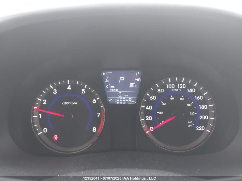 2014 Hyundai Accent Gls VIN: KMHCU5AE5EU184758 Lot: 12352041