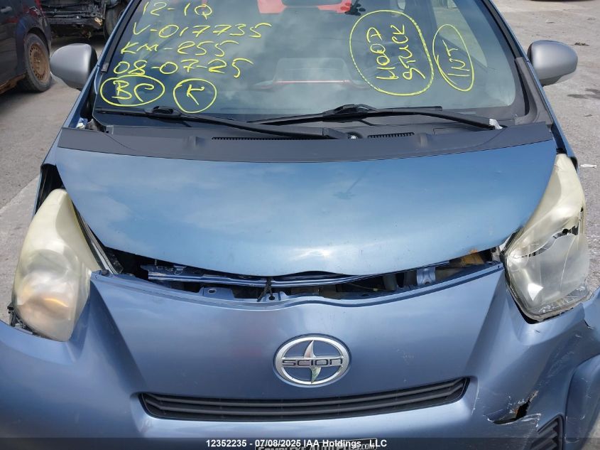 2012 Scion Iq VIN: JTNJJXB07CJ017735 Lot: 12352235
