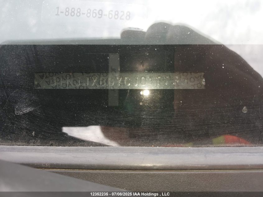 2012 Scion Iq VIN: JTNJJXB07CJ017735 Lot: 12352235