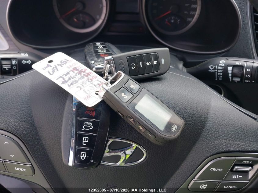 2016 Hyundai Santa Fe VIN: KM8SNDHF4GU160889 Lot: 12352305