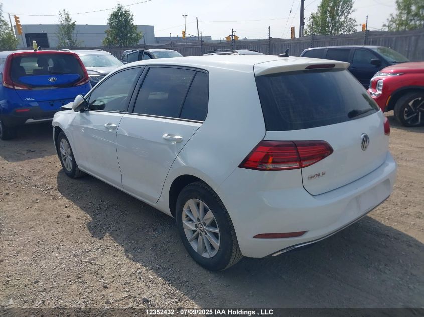 2020 Volkswagen Golf VIN: 3VWG57AU9LM017016 Lot: 12352432