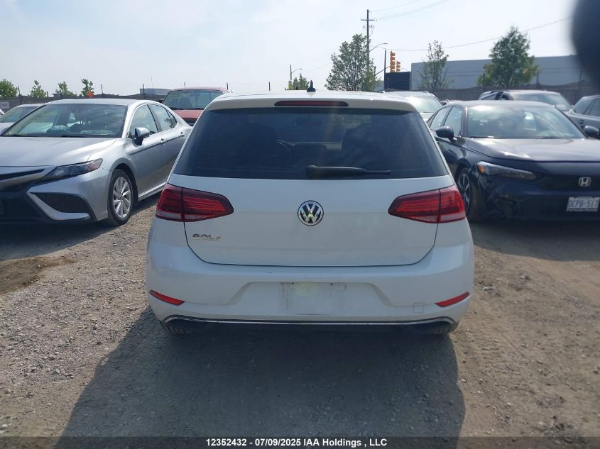 2020 Volkswagen Golf VIN: 3VWG57AU9LM017016 Lot: 12352432