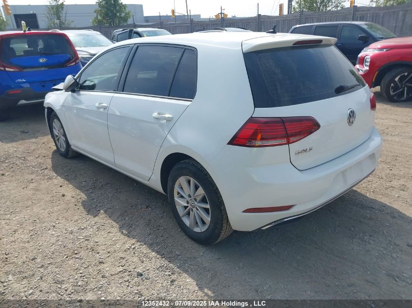 2020 Volkswagen Golf VIN: 3VWG57AU9LM017016 Lot: 12352432