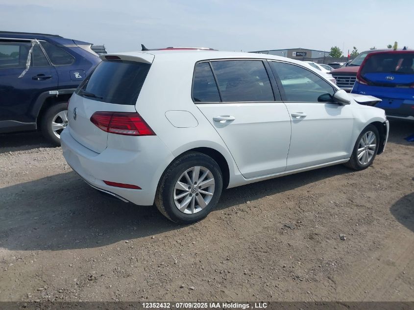 2020 Volkswagen Golf VIN: 3VWG57AU9LM017016 Lot: 12352432