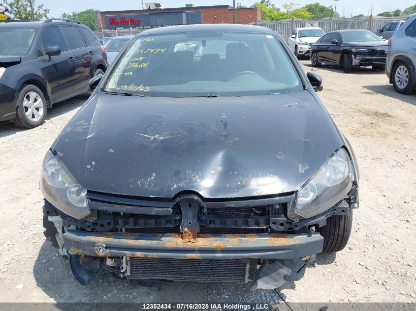 2011 Volkswagen Golf VIN: WVWBB7AJ2BW218086 Lot: 12352434