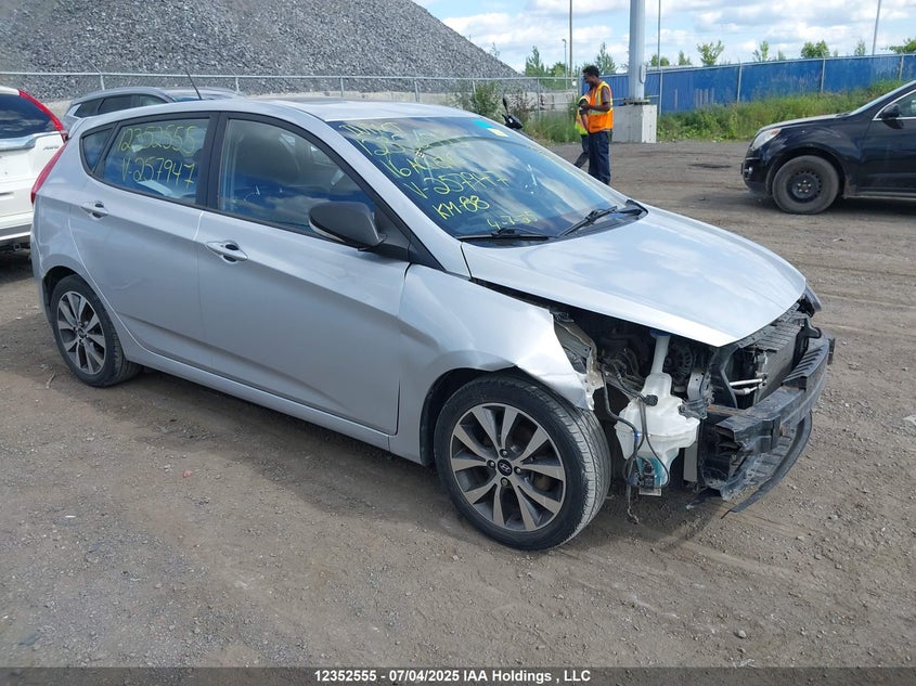 2016 Hyundai Accent Gls VIN: KMHCU5AE8GU257947 Lot: 12352555