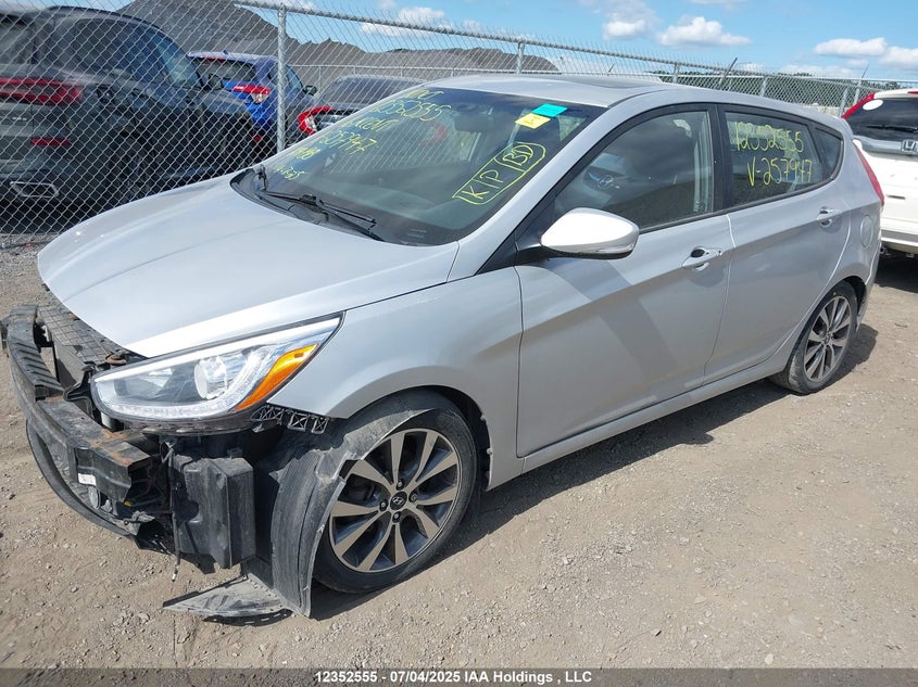 2016 Hyundai Accent Gls VIN: KMHCU5AE8GU257947 Lot: 12352555