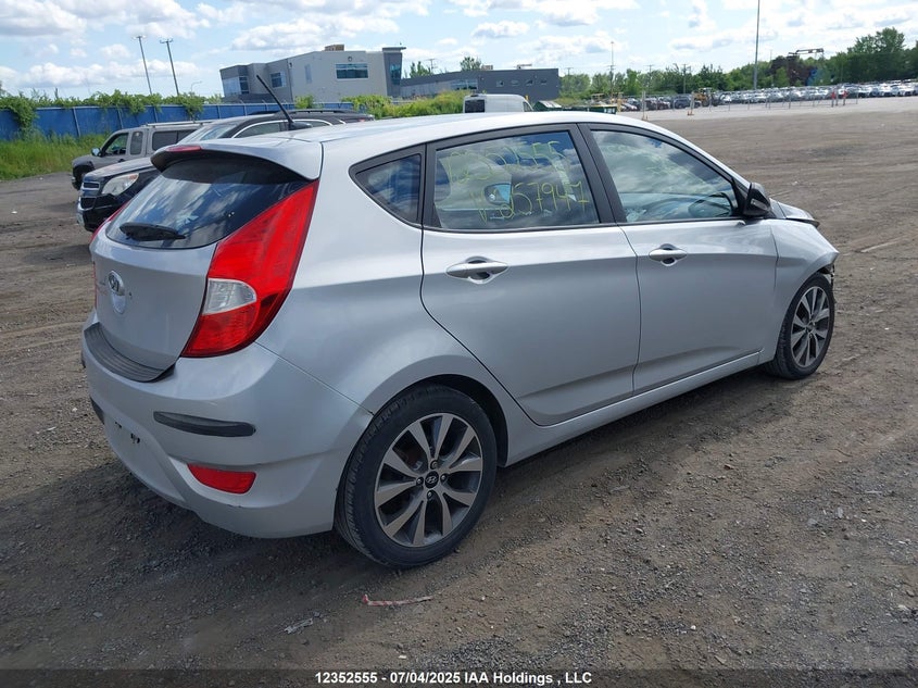 2016 Hyundai Accent Gls VIN: KMHCU5AE8GU257947 Lot: 12352555