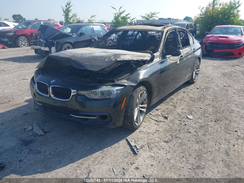 2018 BMW 330 Xi VIN: WBA8D9C55JA614554 Lot: 12352742