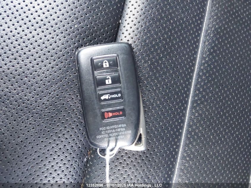 2017 Lexus Nx VIN: JTJBARBZ1H2117850 Lot: 12352896