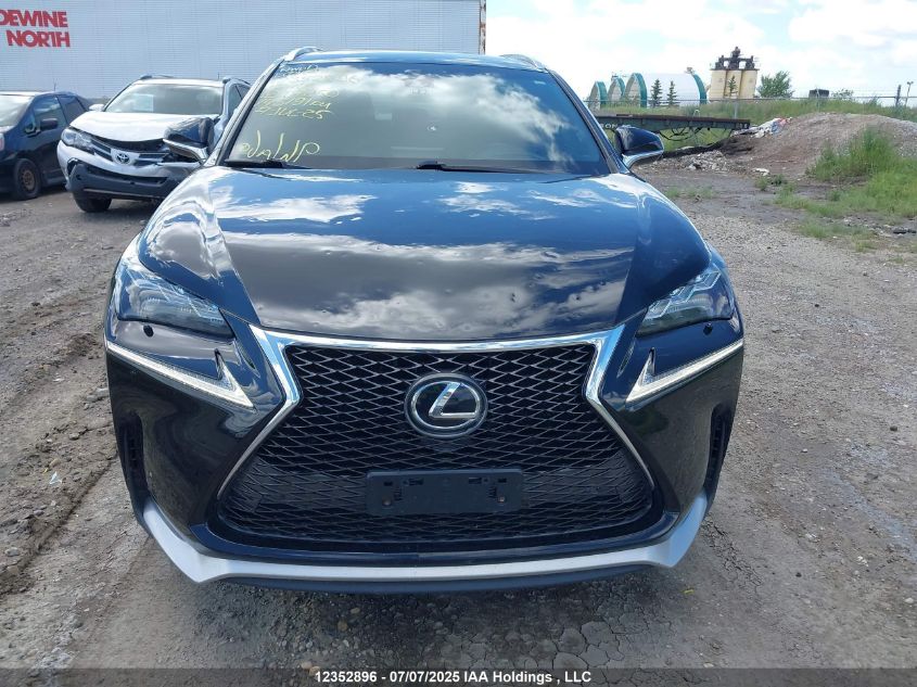 2017 Lexus Nx VIN: JTJBARBZ1H2117850 Lot: 12352896