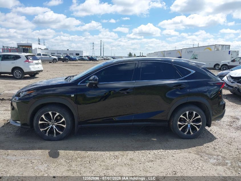 2017 Lexus Nx VIN: JTJBARBZ1H2117850 Lot: 12352896