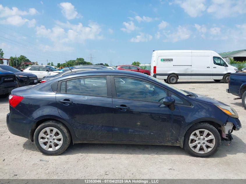 2012 Kia Rio Ex/Ex+/Lx/Lx+/Sx VIN: KNADM4A34C6073764 Lot: 12353046