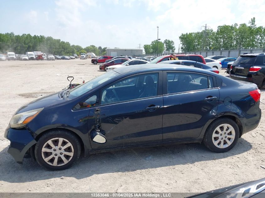 2012 Kia Rio Ex/Ex+/Lx/Lx+/Sx VIN: KNADM4A34C6073764 Lot: 12353046
