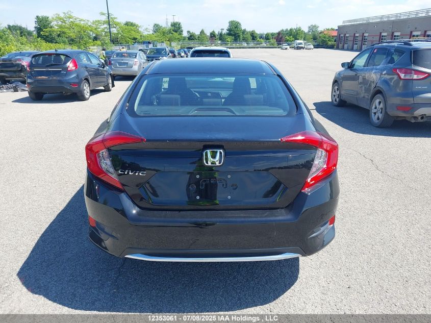 2020 Honda Civic VIN: 2HGFC2F5XLH006521 Lot: 12353061