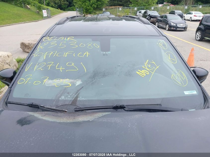 2020 Chrysler Pacifica VIN: 2C4RC1L7XLR127491 Lot: 12353080