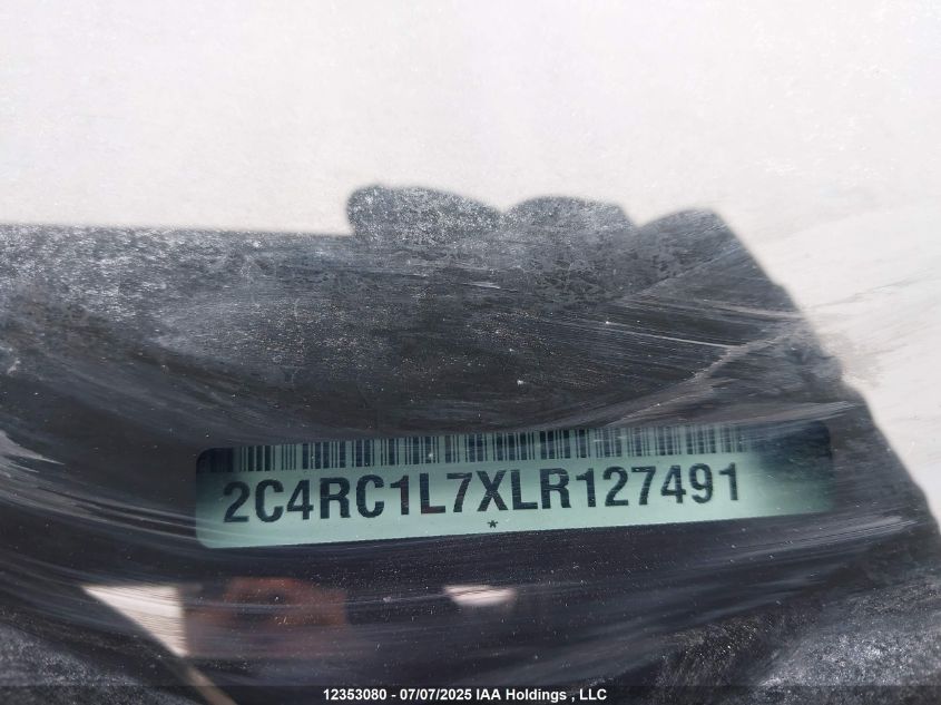 2020 Chrysler Pacifica VIN: 2C4RC1L7XLR127491 Lot: 12353080