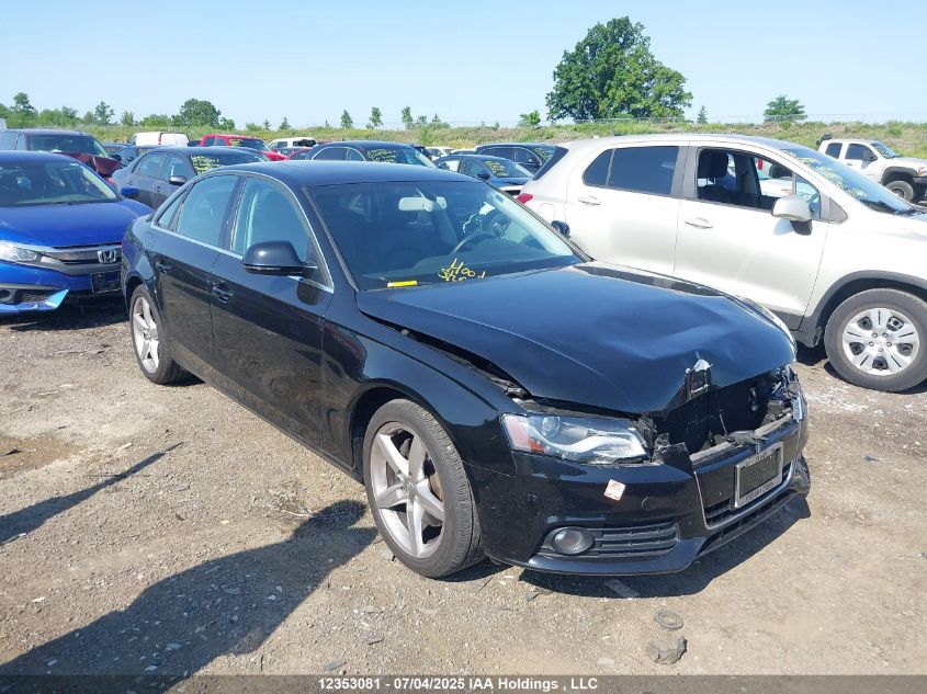 2009 Audi A4 Prestige VIN: WAUMK78K19A092086 Lot: 12353081