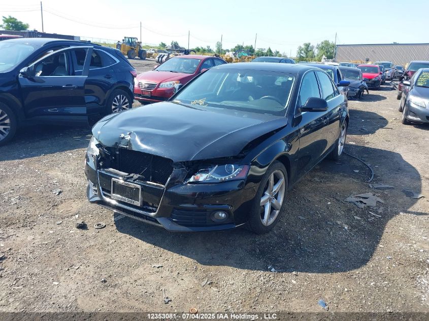 2009 Audi A4 Prestige VIN: WAUMK78K19A092086 Lot: 12353081