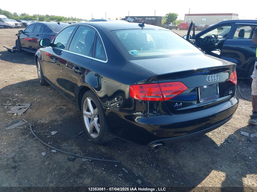 2009 Audi A4 Prestige VIN: WAUMK78K19A092086 Lot: 12353081