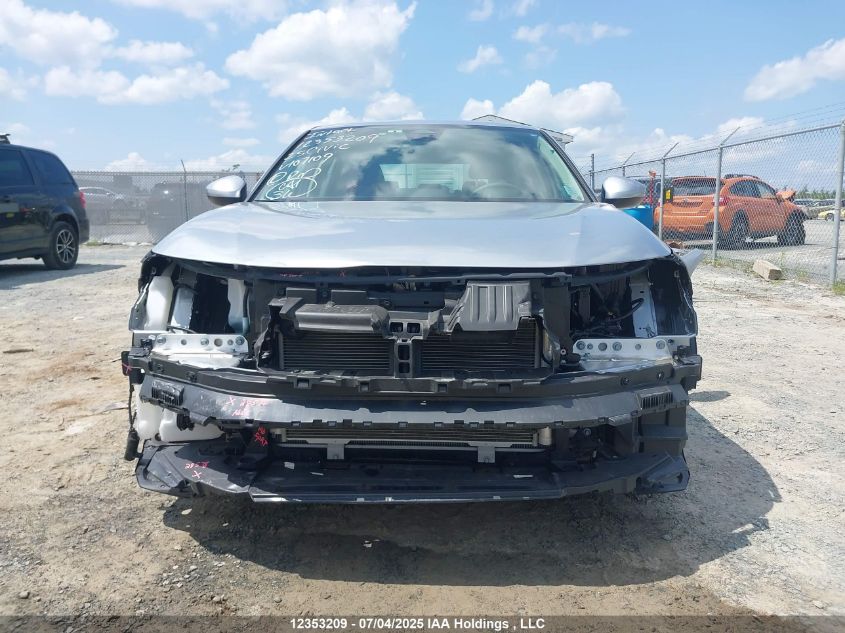 2025 Honda Civic Lx VIN: 2HGFE2F27SH107109 Lot: 12353209