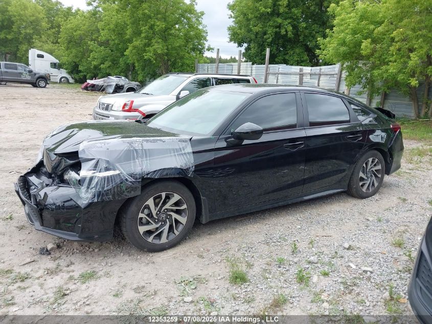 2025 Honda Civic Hybrid Sport/Sport Touring VIN: 2HGFE4F86SH018597 Lot: 12353259