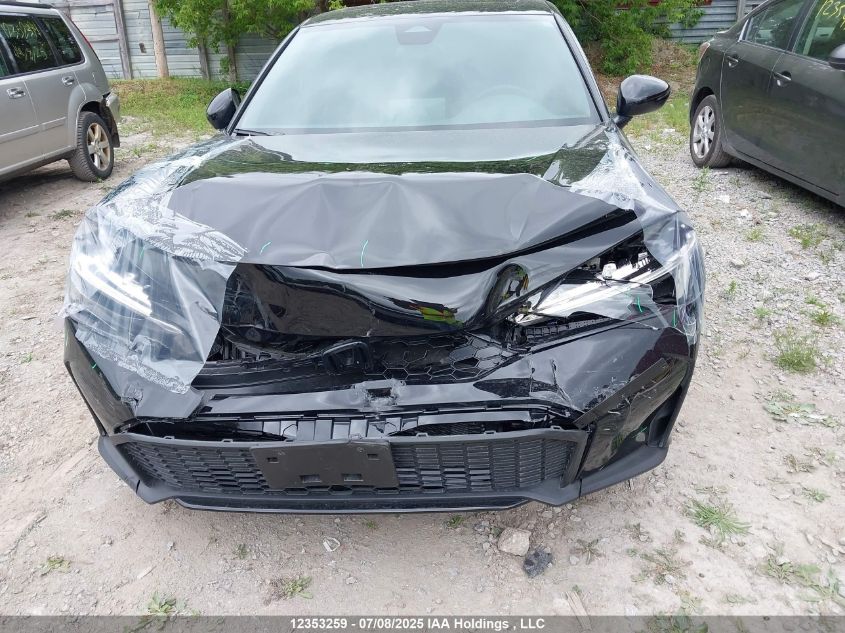 2025 Honda Civic Hybrid Sport/Sport Touring VIN: 2HGFE4F86SH018597 Lot: 12353259