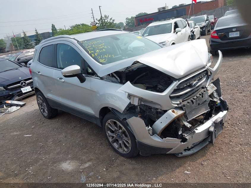 MAJ6S3KL9LC330967 2020 Ford Ecosport Titanium auction photo 1
