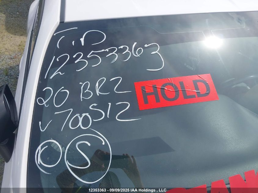 2020 Subaru Brz Ts VIN: JF1ZCAD11L9700512 Lot: 12353363