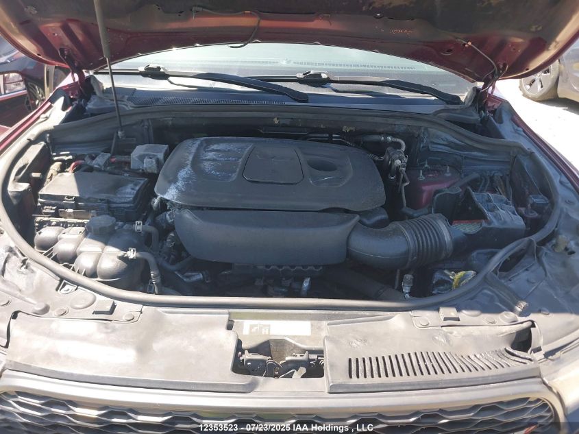 2021 Dodge Durango Gt VIN: 1C4RDJDG7MC573619 Lot: 12353523