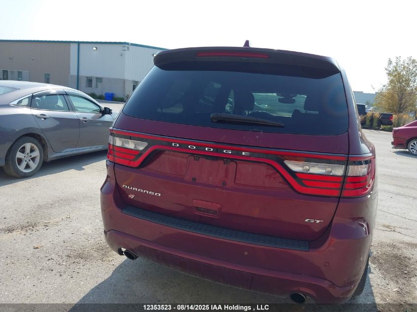 2021 Dodge Durango Gt VIN: 1C4RDJDG7MC573619 Lot: 12353523