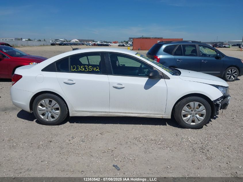 2015 Chevrolet Cruze 1Ls VIN: 1G1PB5SHXF7298266 Lot: 12353542