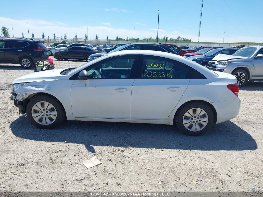 2015 Chevrolet Cruze 1Ls VIN: 1G1PB5SHXF7298266 Lot: 12353542
