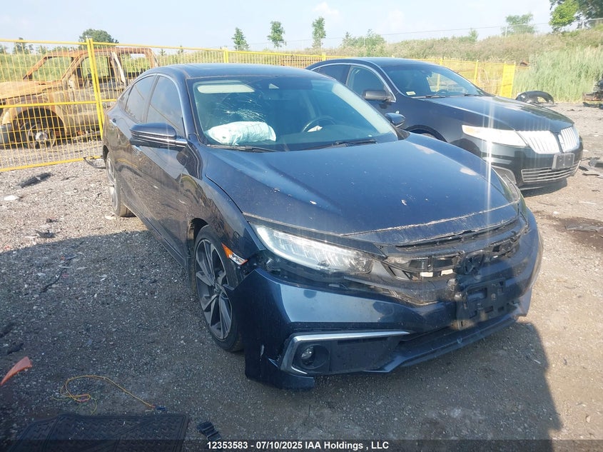 2HGFC1F92KH100078 2019 Honda Civic Touring auction photo 1