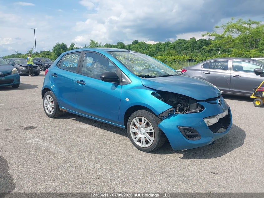 JM1DE1KY4C0134669 2012 Mazda Mazda2 auction photo 1