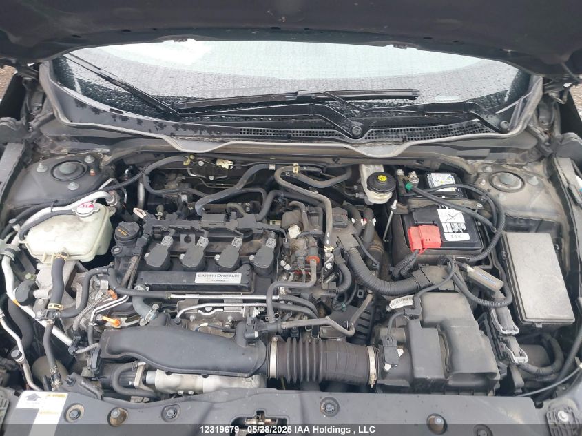 2018 Honda Civic Touring VIN: 2HGFC1F90JH100613 Lot: 12319679X