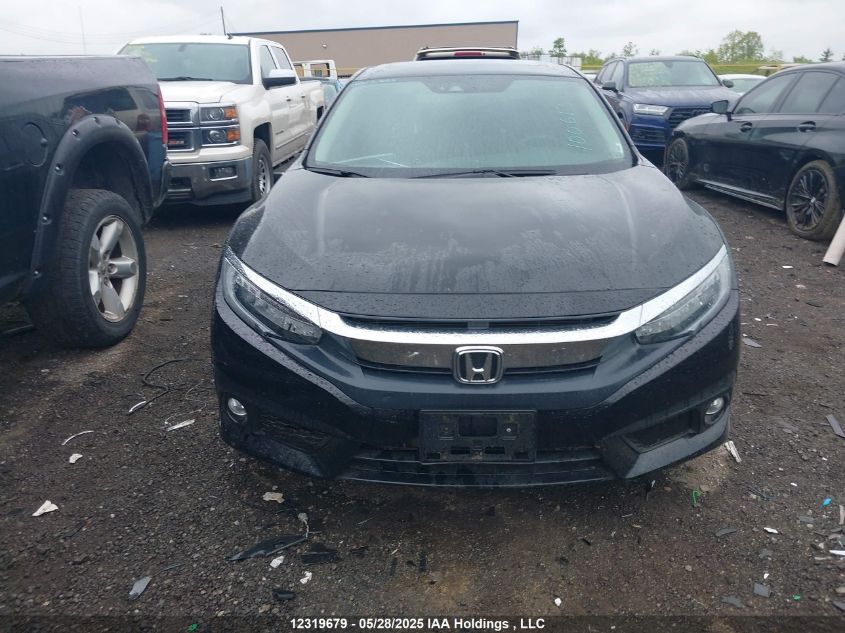 2018 Honda Civic Touring VIN: 2HGFC1F90JH100613 Lot: 12319679X