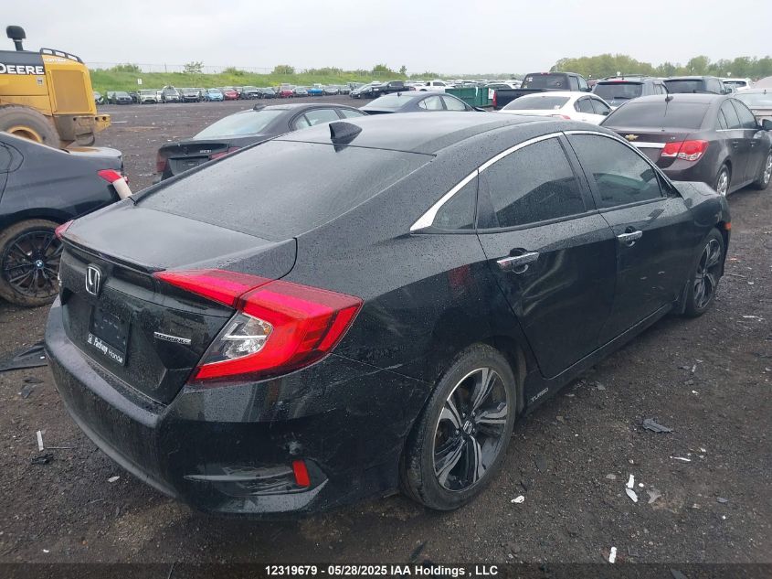 2018 Honda Civic Touring VIN: 2HGFC1F90JH100613 Lot: 12319679X